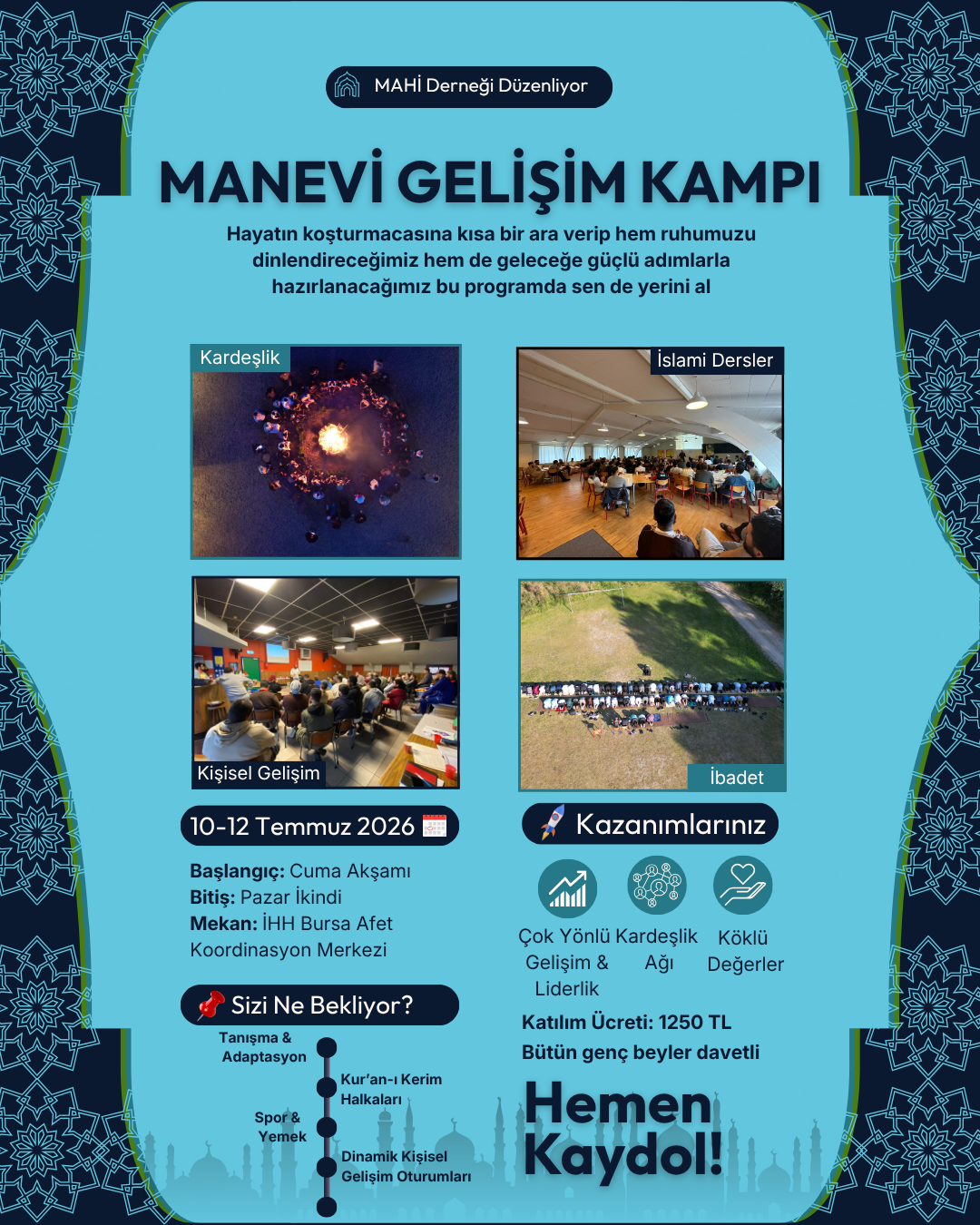 Manevi Gelişim Kampı - Temmuz 2026
